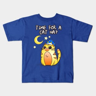 Time for a Cat Nap Kids T-Shirt